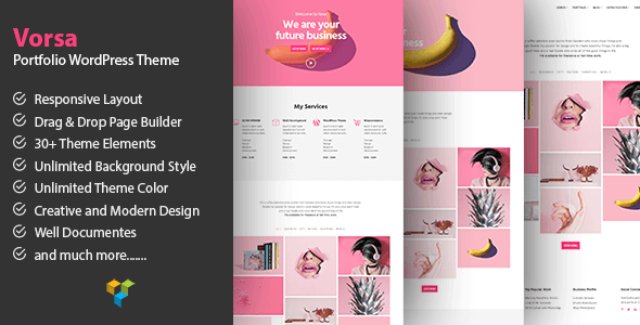Vorsa - Portfolio & Agency WordPress Theme Logo